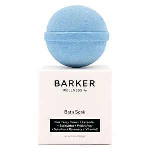 Barker Wellness Co Bath Soak Vegan Bath Bomb Blue Tansy NIB